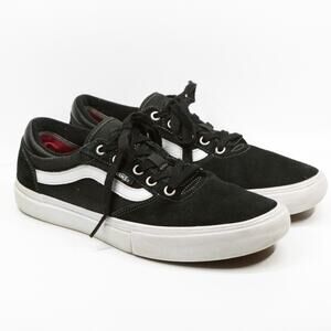 VANS Gilbert‎ Crockett Pro 2 Suede Low Sk8 Sneakers Black White Mens Sz 9